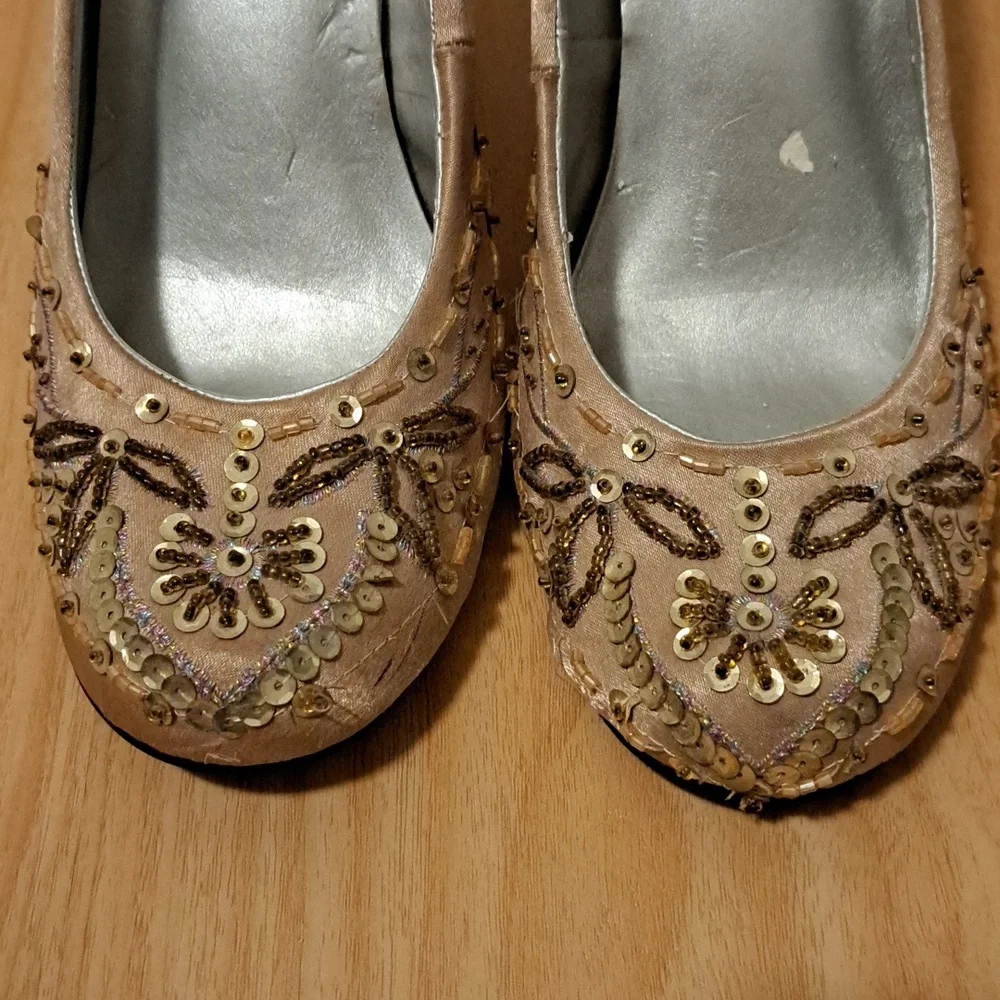Gold occasion pumps - Picture 8 of 8